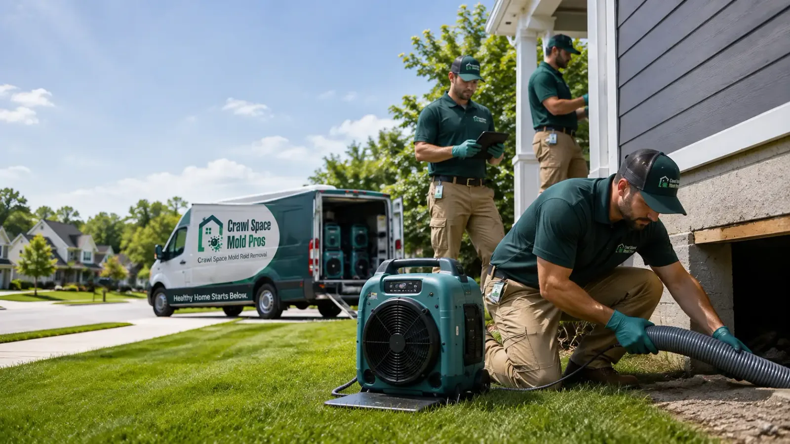 Crawl Space Mold Removal in Sandusky, MI